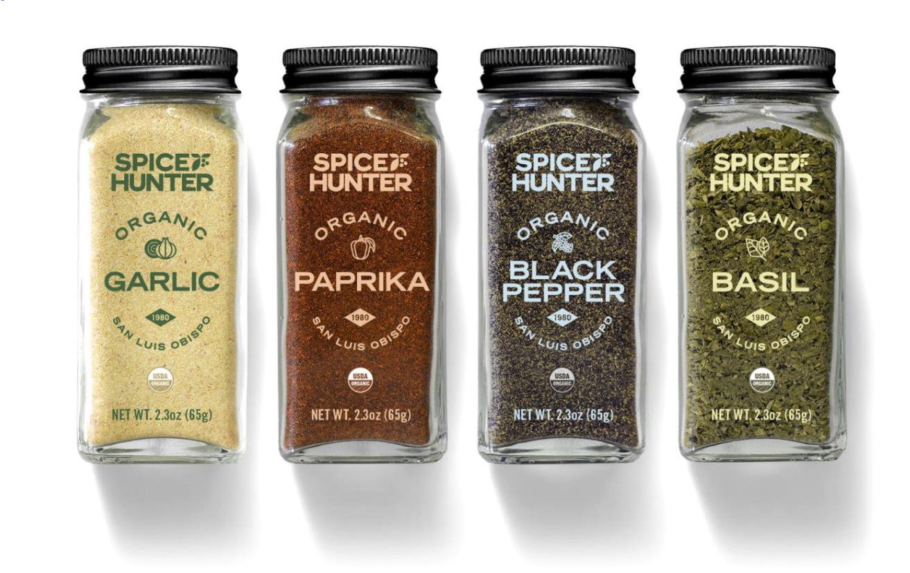 The Spice Hunter Logo & Packaging Design